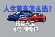 人生首车怎么选？预算充足可选特斯拉